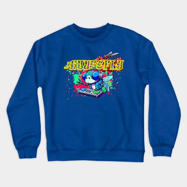 HouseFly Crewneck Sweatshirt by Blackreach Studios